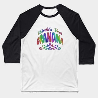 World's Best Grandma Baseball T-Shirt